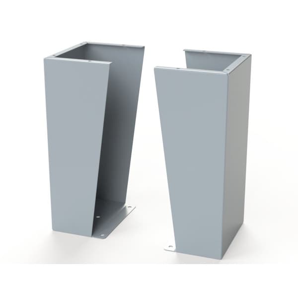 Floor Stand Kit, 24 in. H x 12 in. W x 9.12 in. L, Carbon Steel, 1 PR